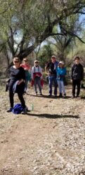 Hikers on the Santa Cruz River 2019